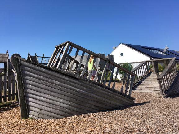 beach a boat