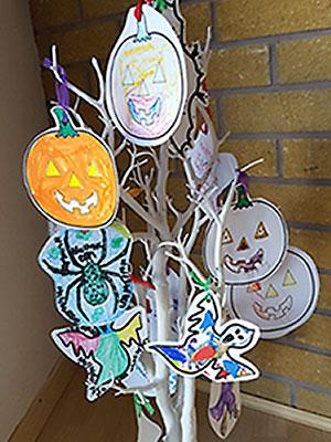 halloween wish tree