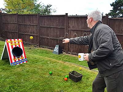 ball in the bucket game