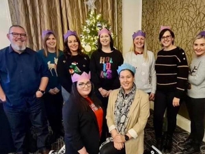 Continuing with our Christmas celebrations at our Team Meeting and Christmas lunch!